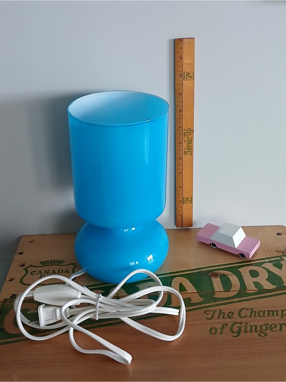 Vintage glass IKEA  Lykta lamp
Made in Poland